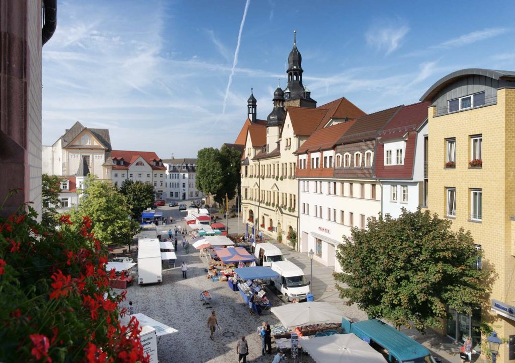 Wochenmarkt Kupferstadt Hettstedt direkte Ansprache Bürger